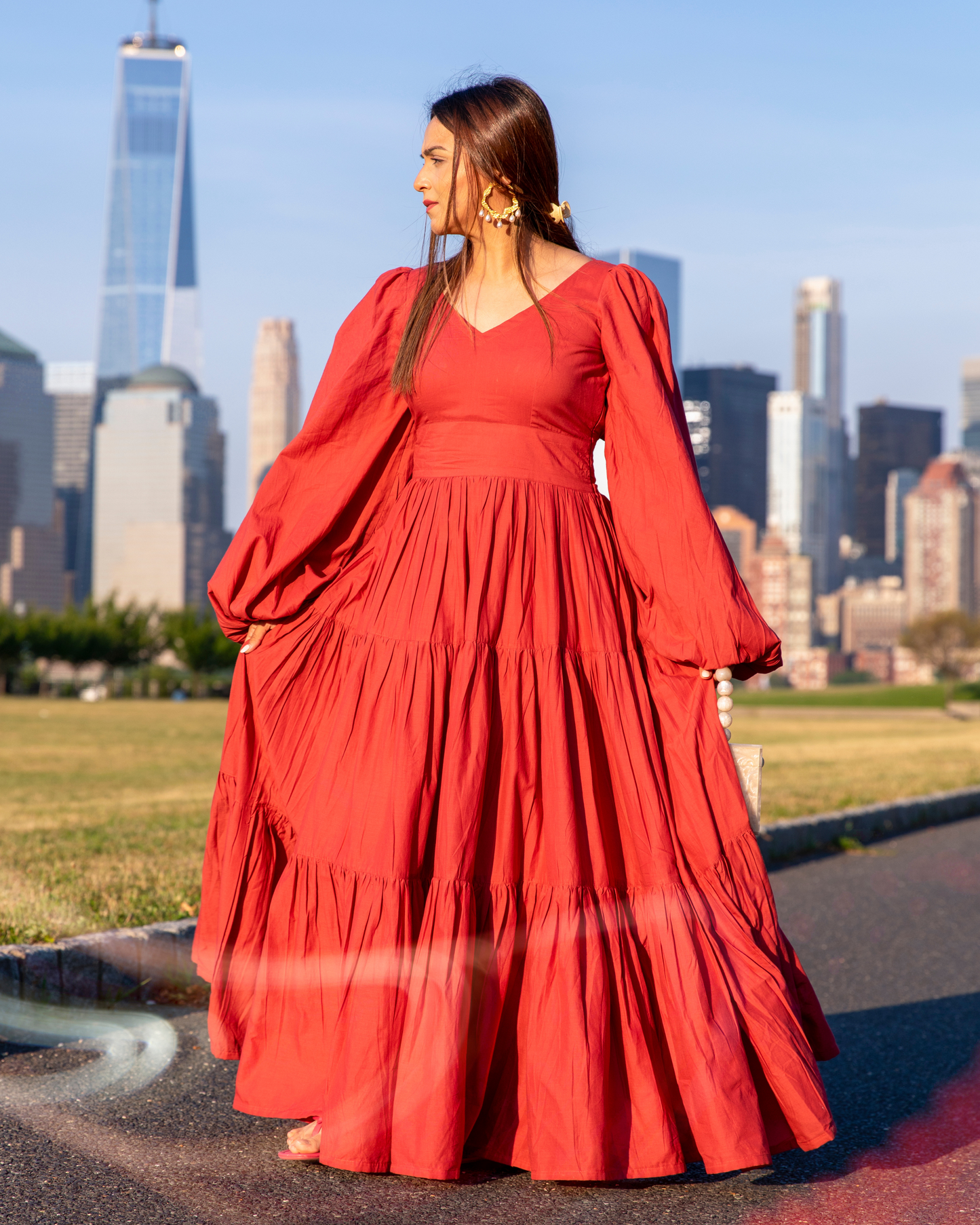 Crosby Tier Cotton Dress