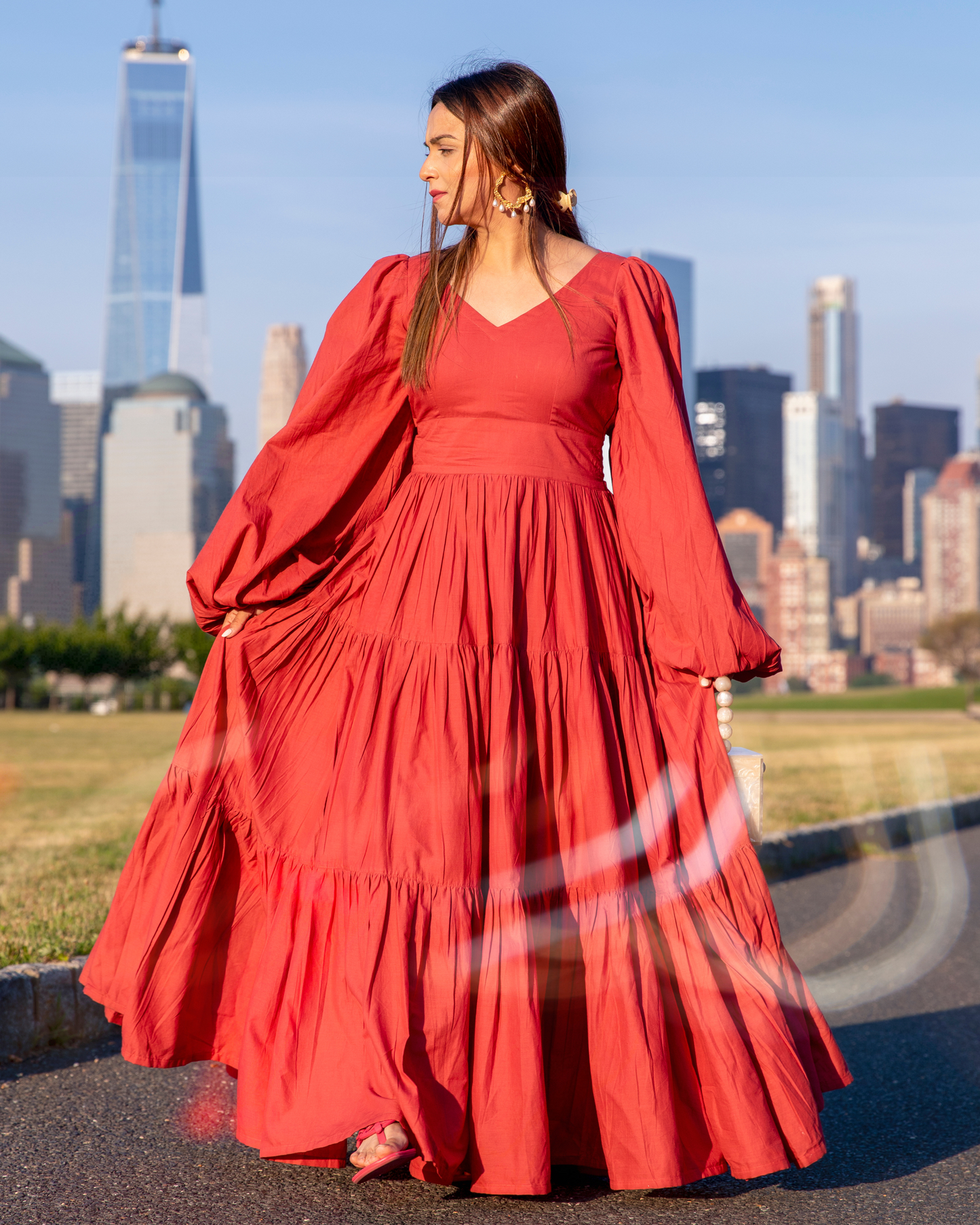 Crosby Tier Cotton Dress