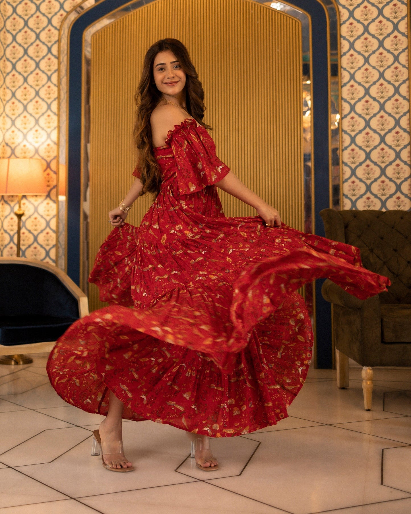 Twyla Muslin Tier Dress